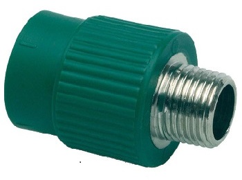 Cuplas fusión inserto rosca macho